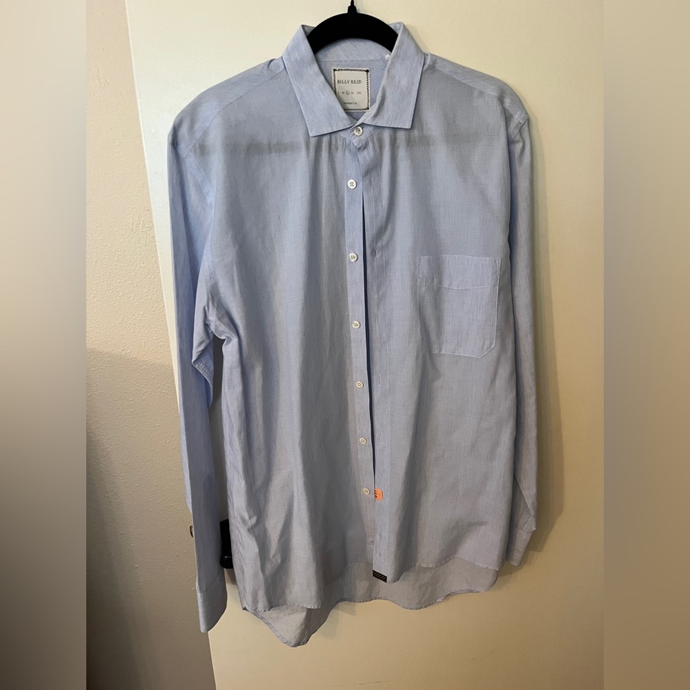 Billy Reid dress shirt - size large. Blue color.